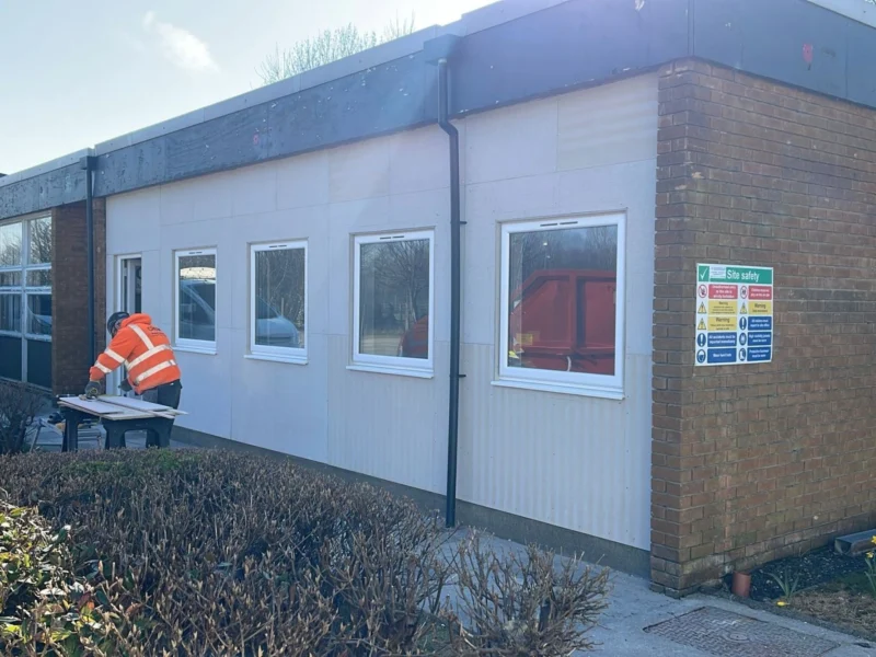 The exterior of Simply Learning's Jarrow office.